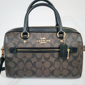 Coach Brown Rowan Satchel